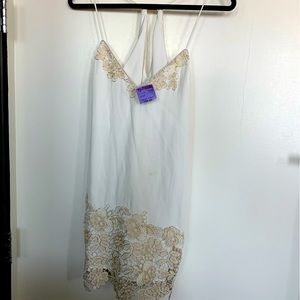 Saylor white lace mini dress - size XS